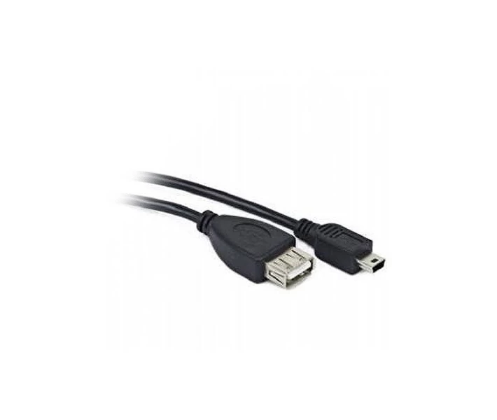 Фото - адаптер и кабель Кабель Cablexpert OTG USB2.0, A-мама/mini B-папа, 0.10 м (A-OTG-AFBM-002)