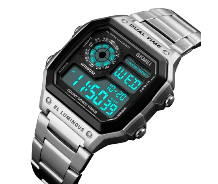 Фото - наручные часы Мужские часы Skmei 1335 Ripple Silver (133591)