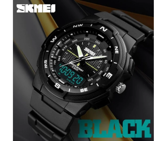 Фото - наручные часы Мужские спортивные часы Skmei 1454 Black (145411)