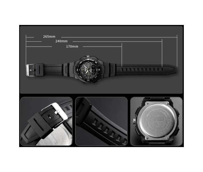 Фото - наручные часы Мужские спортивные часы Skmei 1454 Black (145411)