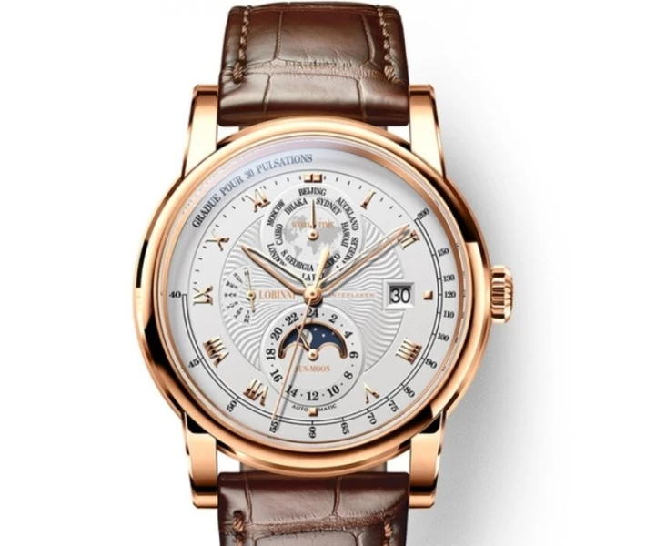 Фото - наручные часы Наручные часы Lobinni Business Brown