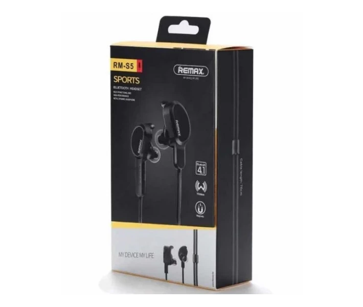 Фото - наушники Вакуумные Bluetooth наушники гарнитура Remax RB-S5 Sport White (050133)