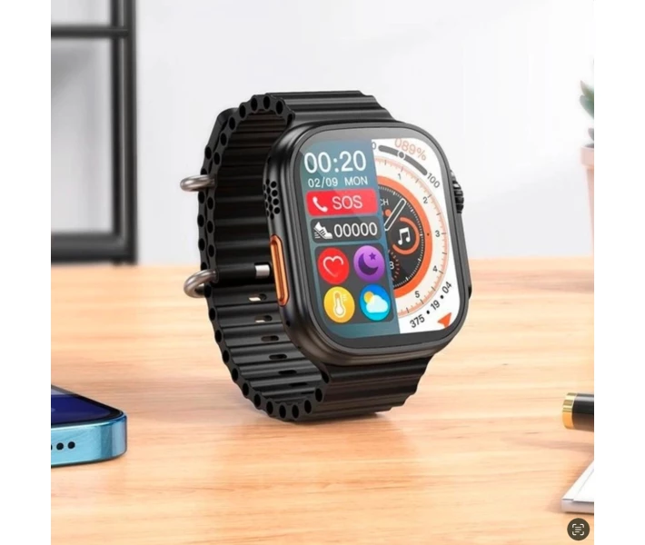 Фото - смарт-часы Смарт-часы с функцией звонка Hoco Smart Watch Y12 ULTRA черный