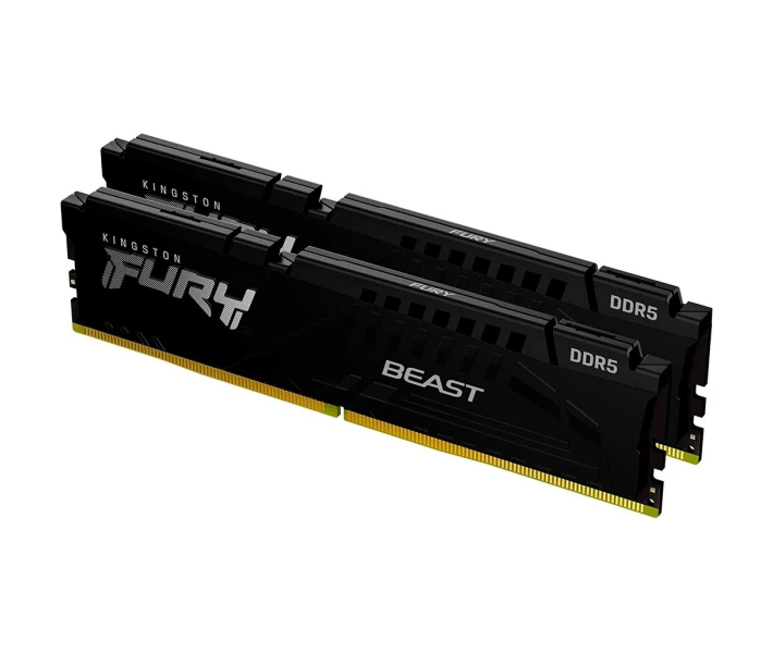 Фото - оперативную память Модуль памяти DDR5 Kingston FURY Beast 2x16GB 5600 MHz (KF556C40BBK2-32) [79124]