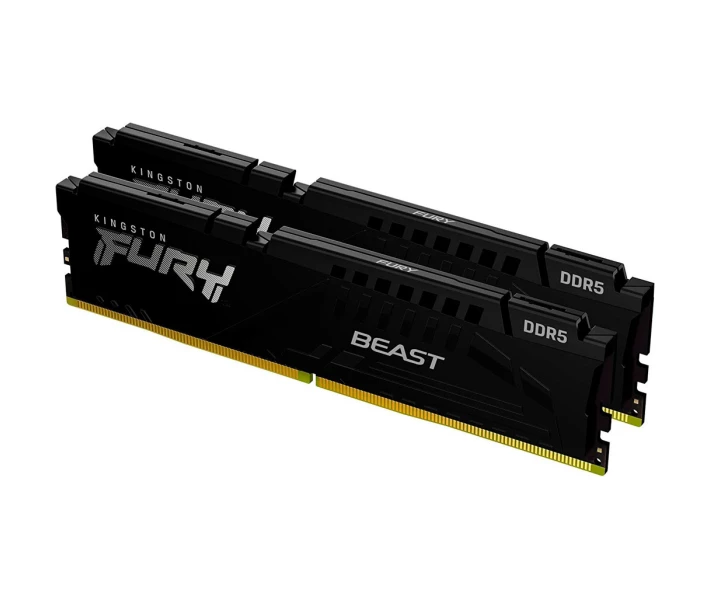 Фото - оперативную память Модуль памяти DDR5 Kingston FURY Beast 2x16GB 5600 MHz (KF556C40BBK2-32) [79124]