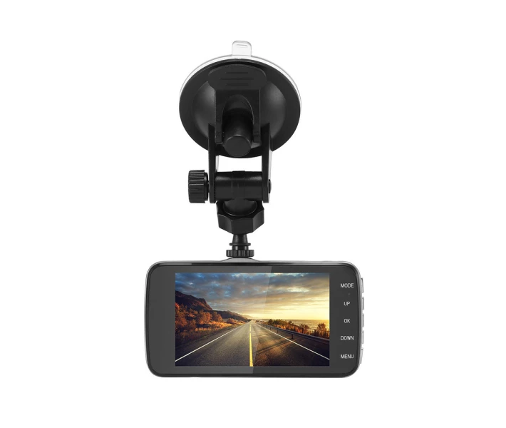 Фото - автомобильный видеорегистратор Автомобильный видеорегистратор DVR T652 4" Full HD с выносной камерой заднего вида (6524611)