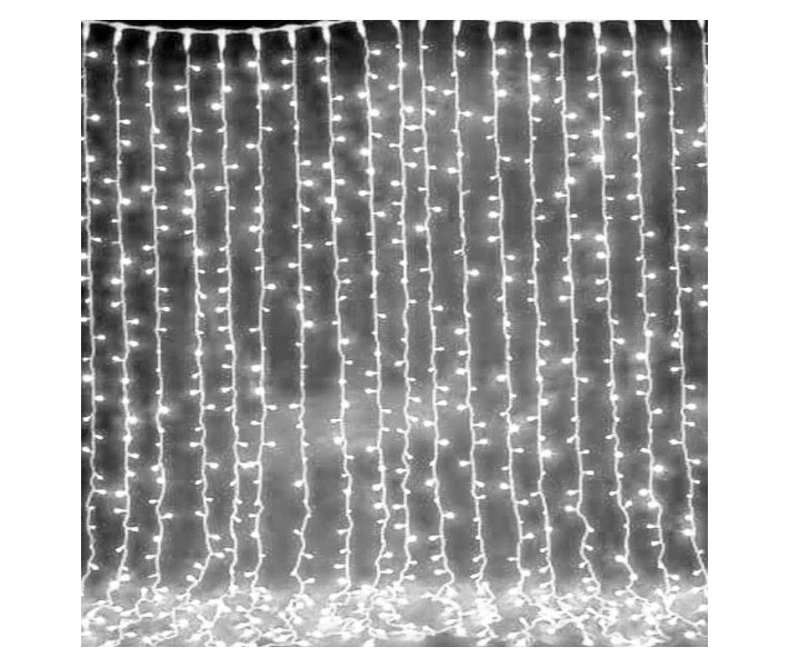 Фото - гирлянду Гирлянда штора Водопад 480 led 3.0х3.0м Холодный белый (20064044)