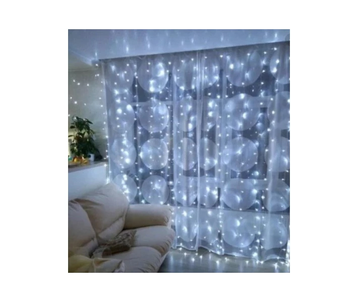 Фото - гирлянду Гирлянда штора Водопад 480 led 3.0х3.0м Холодный белый (20064044)