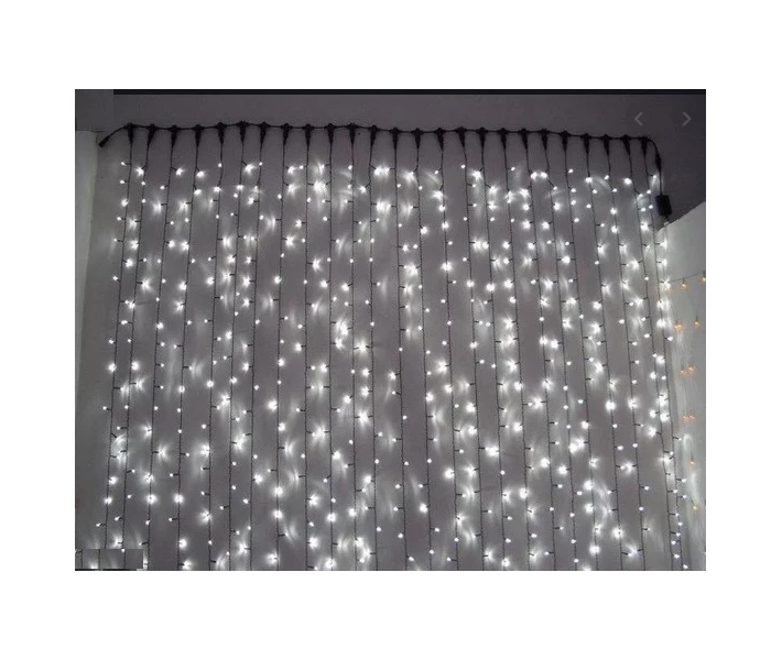 Фото - гирлянду Гирлянда штора Водопад 480 led 3.0х3.0м Холодный белый (20064044)