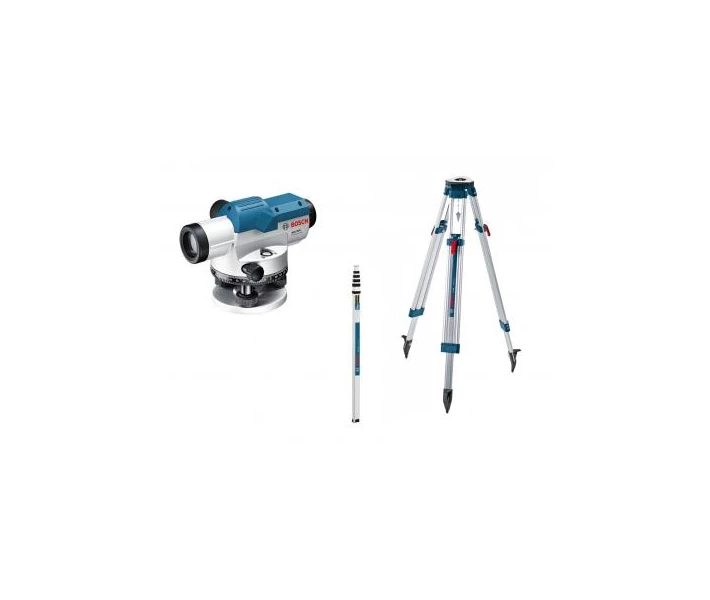 Фото - лазерный уровень и нивелир Оптический нивелир Bosch GOL 26 D + BT160 + GR500 (0.601.068.002)