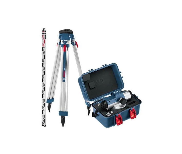 Фото - лазерный уровень и нивелир Оптический нивелир Bosch GOL 26 D + BT160 + GR500 (0.601.068.002)