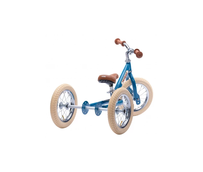 Фото - беговела Беговел Trybike трехколесный балансирующий синий (TBS-2-BLU-VIN+TBS-100-TKV)