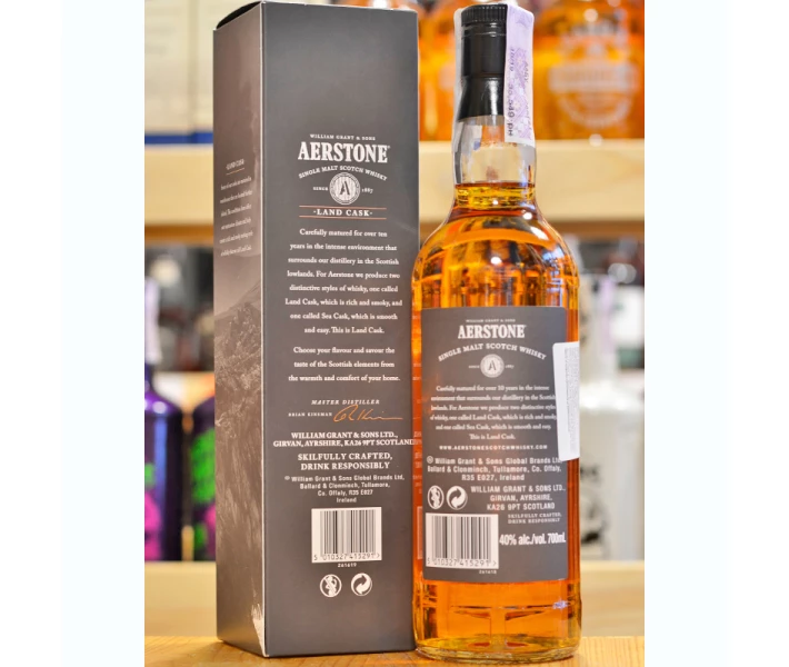 Фото - виски Віскі Aerstone Land Cask 10 yo 0,7 л 40% (p022002819)