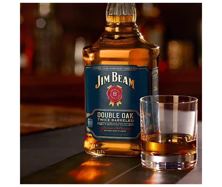 Фото - виски Віскі Jim Beam Double Oak 4 - 5 років витримки 0,7 л 43% (p005000469)
