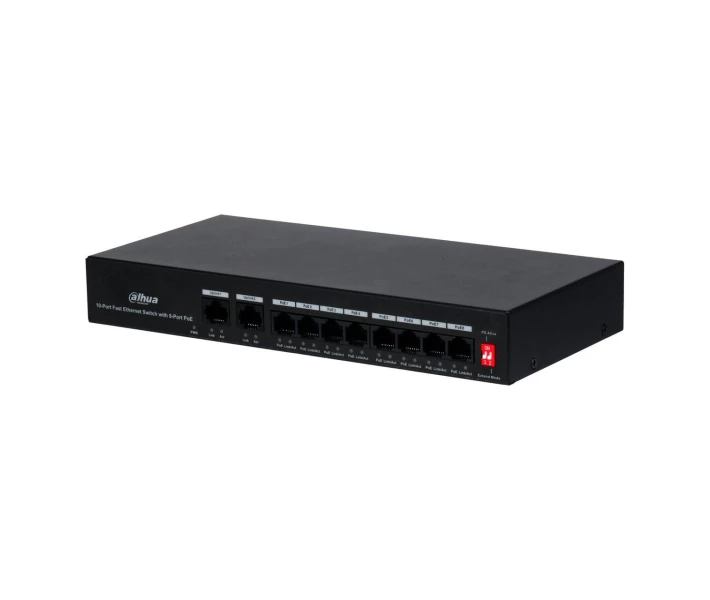 Фото - комутатор 8-портовый коммутатор с 8 РоЕ портами Dahua DH-PFS3010-8ET-65