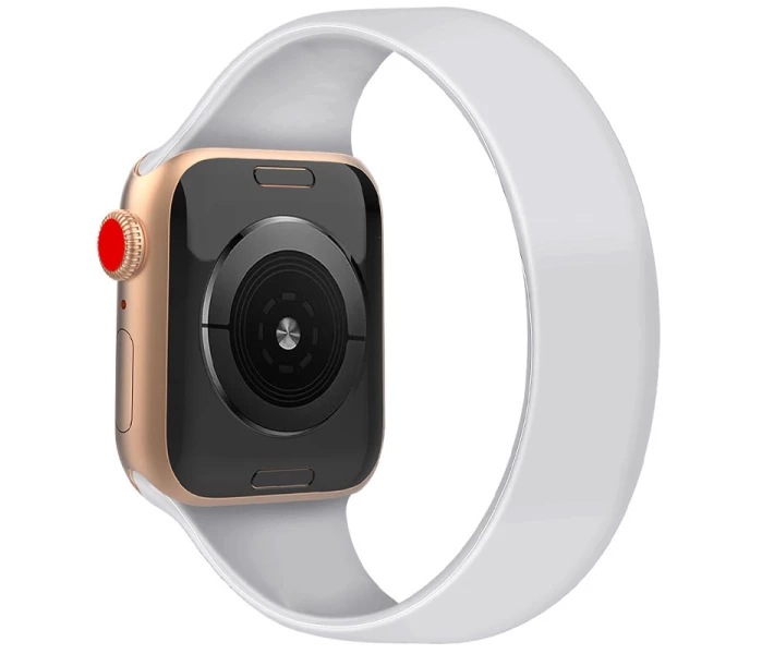 Фото - аксессуар к смарт-чсасам Ремешок Solo Loop для Apple watch 38mm/40mm 177mm (9) Белый/White (159171)