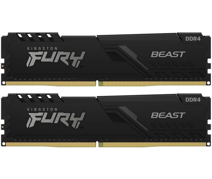Фото - оперативную память Модуль памяти DDR4 Kingston FURY Beast 2x16GB 3600 MHz (KF436C18BBK2/32) [79111]