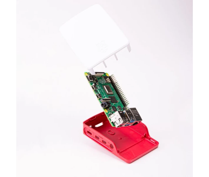 Фото - корпус для ПК Корпус для миникомпьютера Raspberry Pi 4  RA547 красно-белый