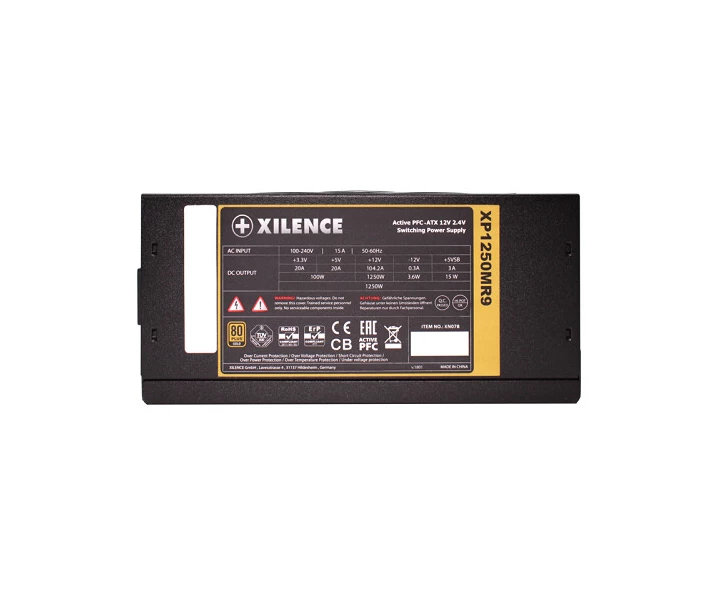 Фото - блок питания для компьютера (ПК) Блок питания Xilence XP1250MR9 Performance X 80 PLUS Gold 140mm 1250W Modular Retail Box