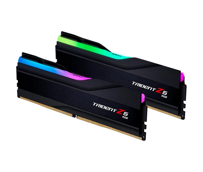 Фото - оперативную память Модуль памяти DDR5 G.Skill Trident Z5 RGB 2x16GB 7200 MHz Black (F5-7200J3445G16GX2-TZ5RK) [102647]