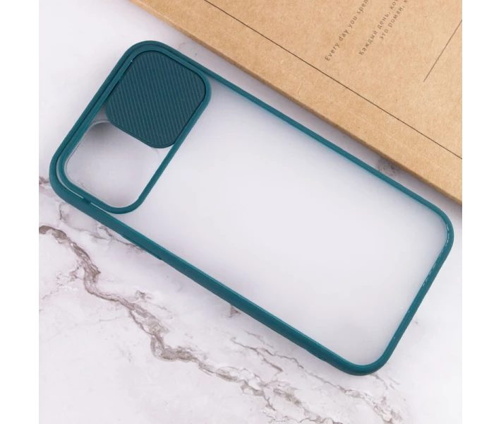 Фото - чехол для смартфона Чехол Camshield mate TPU со шторкой для камеры для Apple iPhone 12 Pro / 12 (6.1") Зеленый (159033)