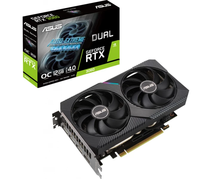 Фото - видеокарту ASUS (DUAL-RTX3060-O12G-V2)