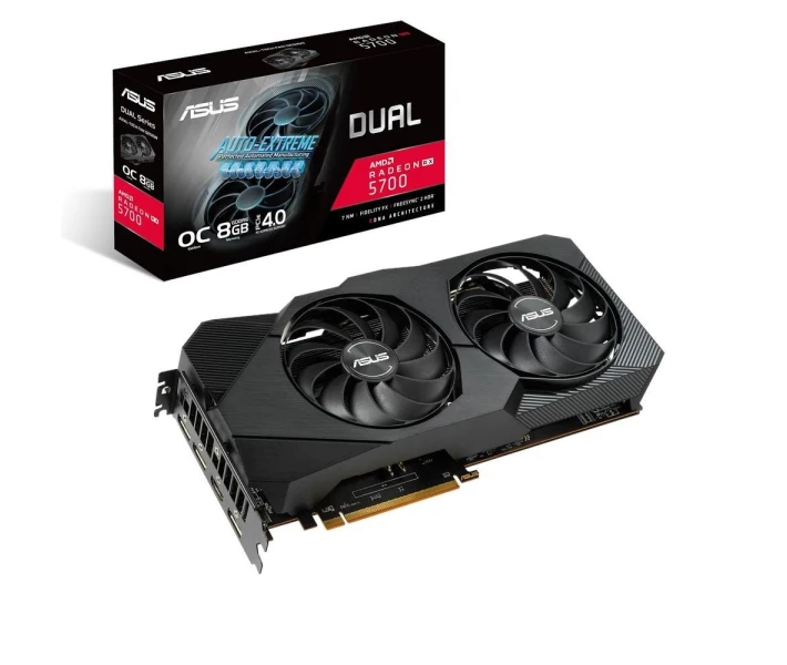 Фото - видеокарту ASUS (DUAL-RX5700-O8G-EVO)
