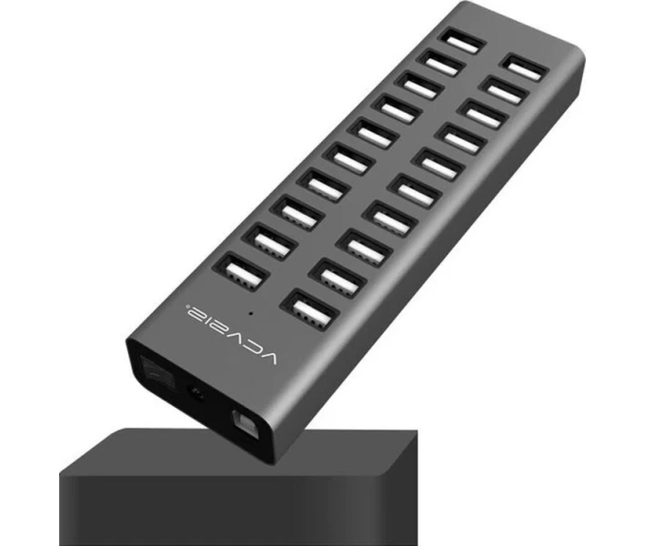 Фото - кардридер USB hub Acasis H037 на 20 USB портов (Серый)