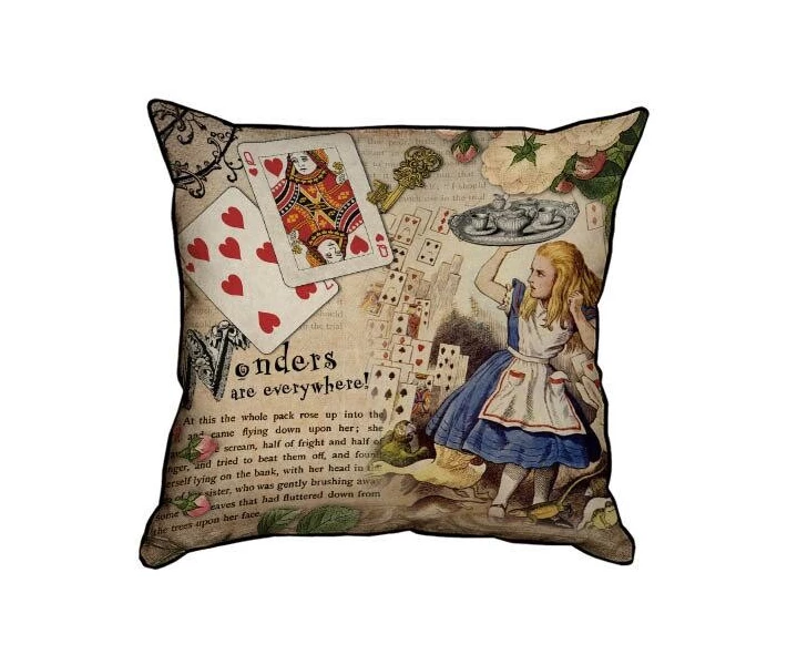 Фото - подушку Подушка интерьерная из мешковины Presentville Wonders are everywhere 45x45 см (45PHB_WON012_BR)