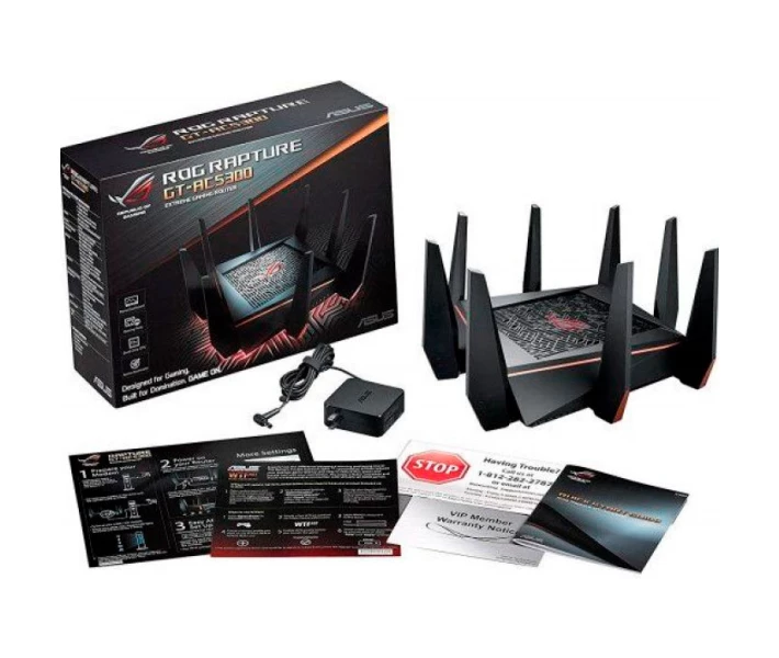 Фото - маршрутизатор Беспроводной маршрутизатор (роутер) Asus ROG Rapture (GT-AC5300) [94541]