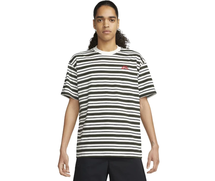 Фото - мужскую футболку Футболка Nike SB TEE YD STRIPE черно-белая DQ1862-134 Размер M