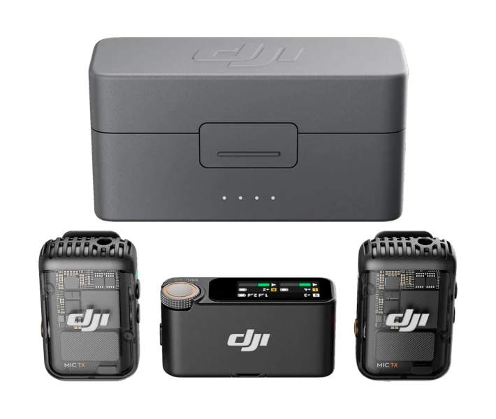 DJI MIC2 フルセット Микрофонная радиосистема DJI Mic 2 2TX+1RX (CP.RN.00000325.01