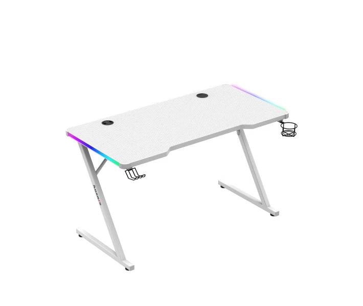 Фото - стол ПК Компьютерный стол HUZARO HERO 2.5 WHITE RGB