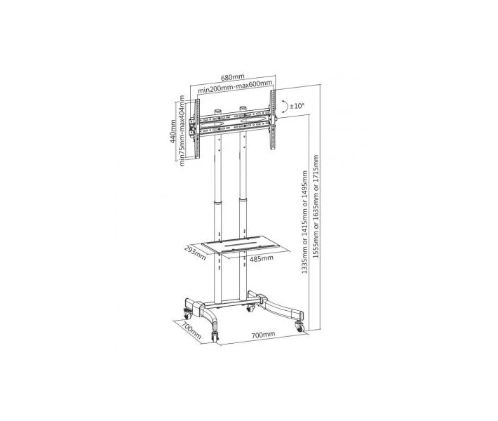 Фото - плазморез Стойка презентационная ITech T1030T (231992-01)