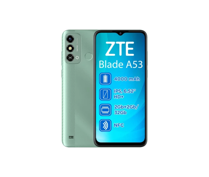 Фото - смартфон и мобильный телефон Мобильный телефон ZTE Blade A53 2/32GB Green