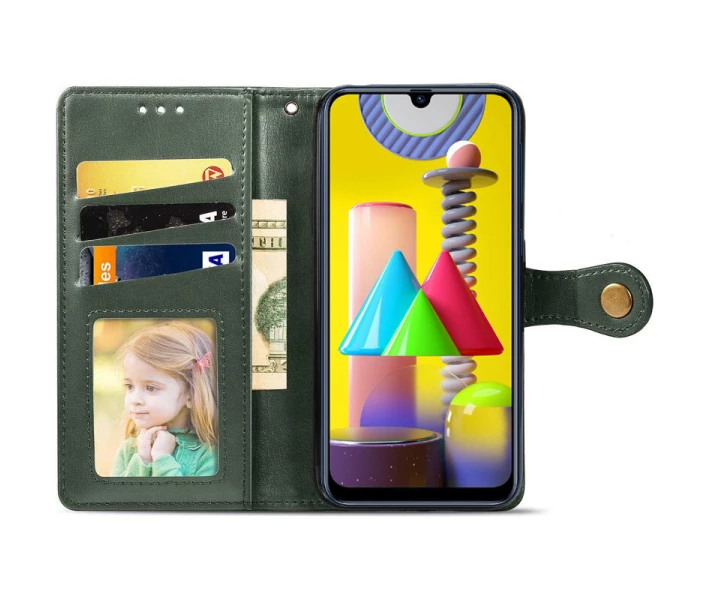 Фото - чехол для смартфона Кожаный чехол книжка GETMAN Gallant (PU) для Oppo A33 Зеленый (155603)