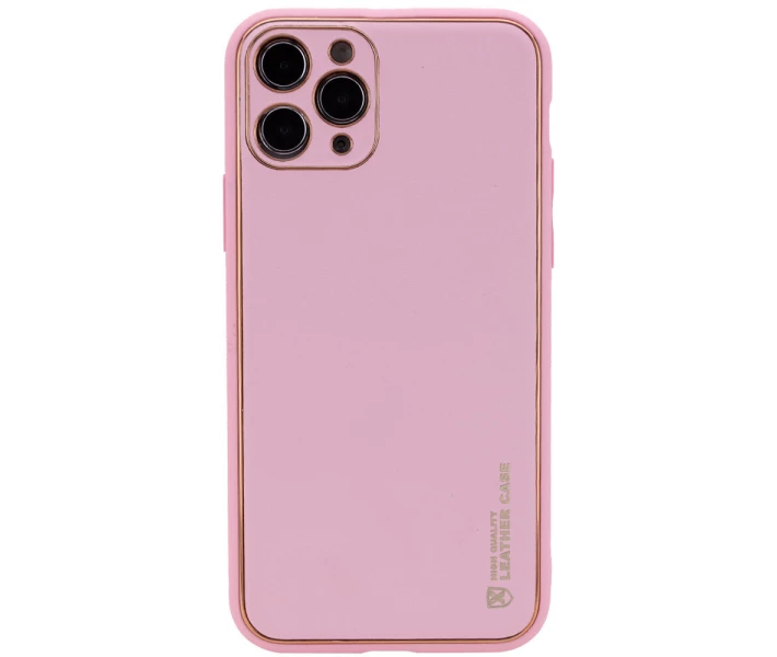 Фото - чехол для смартфона Кожаный чехол Xshield для Apple iPhone 12 Pro Max (6.7") Розовый / Pink (160160)