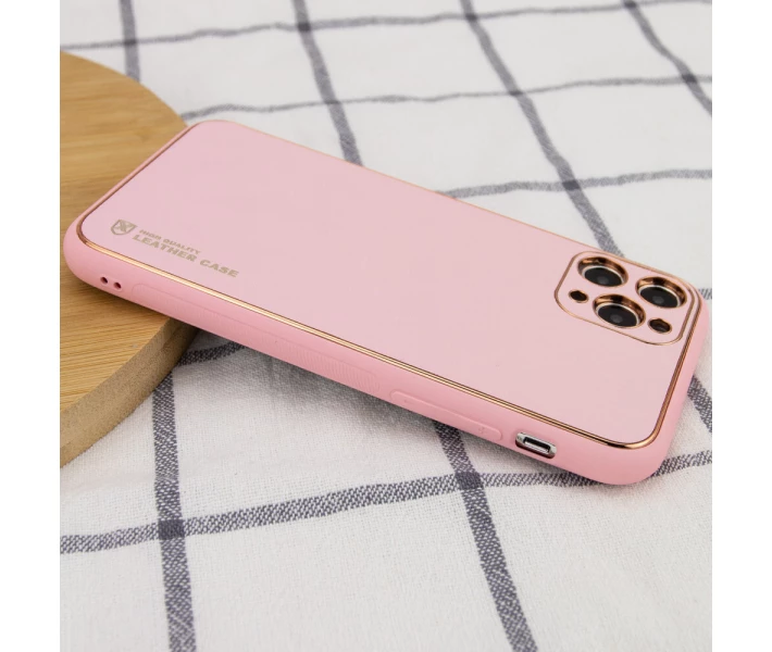 Фото - чехол для смартфона Кожаный чехол Xshield для Apple iPhone 12 Pro Max (6.7") Розовый / Pink (160160)