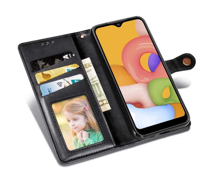 Фото - чехол для смартфона Кожаный чехол книжка GETMAN Gallant (PU) для Oppo A53 5G / A73 5G Черный (159907)