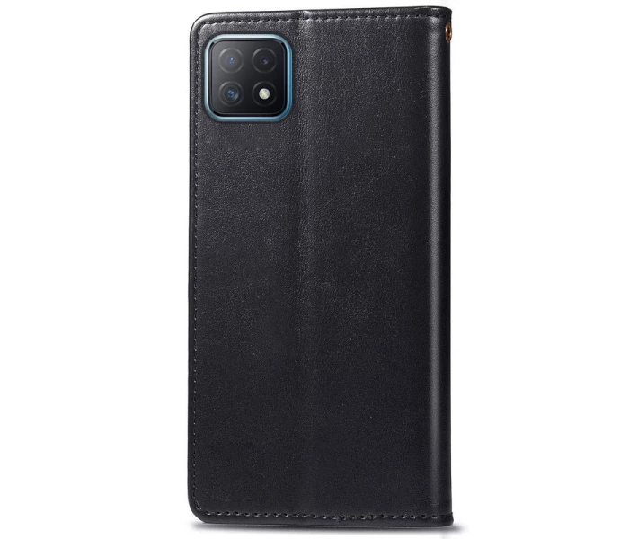 Фото - чехол для смартфона Кожаный чехол книжка GETMAN Gallant (PU) для Oppo A53 5G / A73 5G Черный (159907)