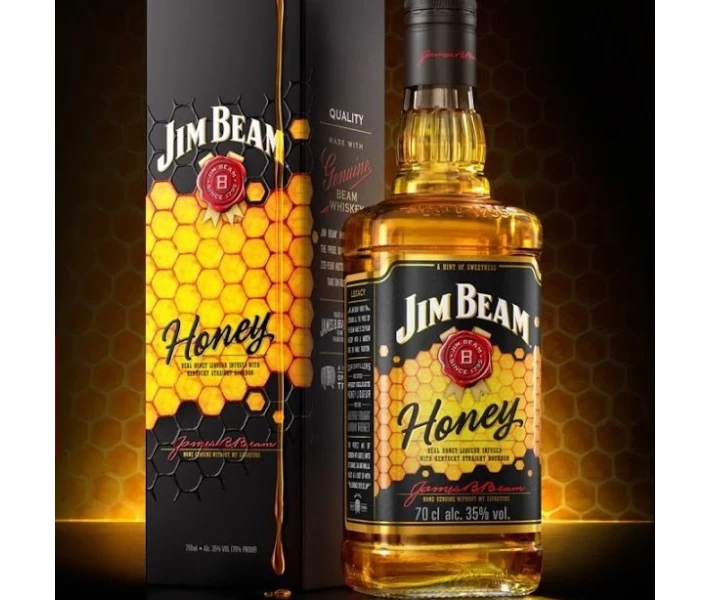 Фото - ликер Ликер Jim Beam Honey 4 года 1л 35% (p025002729)