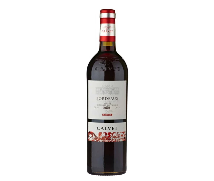 Фото - вино Вино Calvet Merlot Cabernet Sauvignon Bordeaux красное сухое 0,75 л 12% (p060002736)