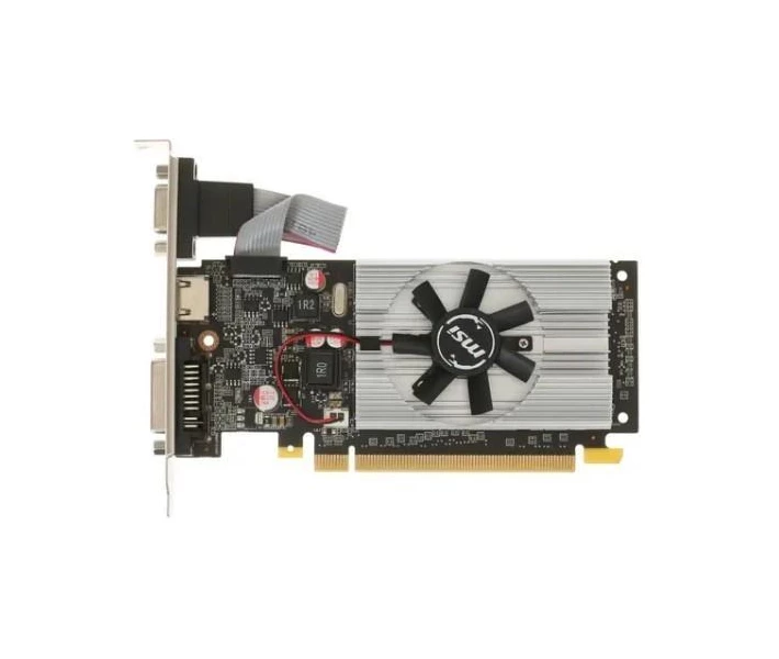 Фото - видеокарту Видеокарта MSI GT 210 1GB Low Profile (N210-1GD3-L) (GDDR3, 64 bit, PCI-E 2.0 x16)