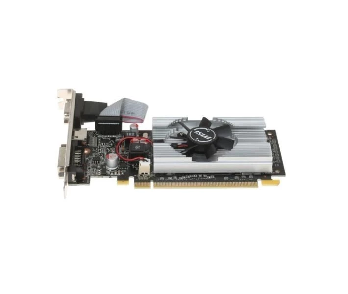 Фото - видеокарту Видеокарта MSI GT 210 1GB Low Profile (N210-1GD3-L) (GDDR3, 64 bit, PCI-E 2.0 x16)