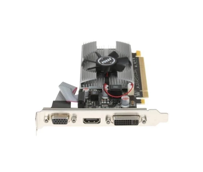 Фото - видеокарту Видеокарта MSI GT 210 1GB Low Profile (N210-1GD3-L) (GDDR3, 64 bit, PCI-E 2.0 x16)