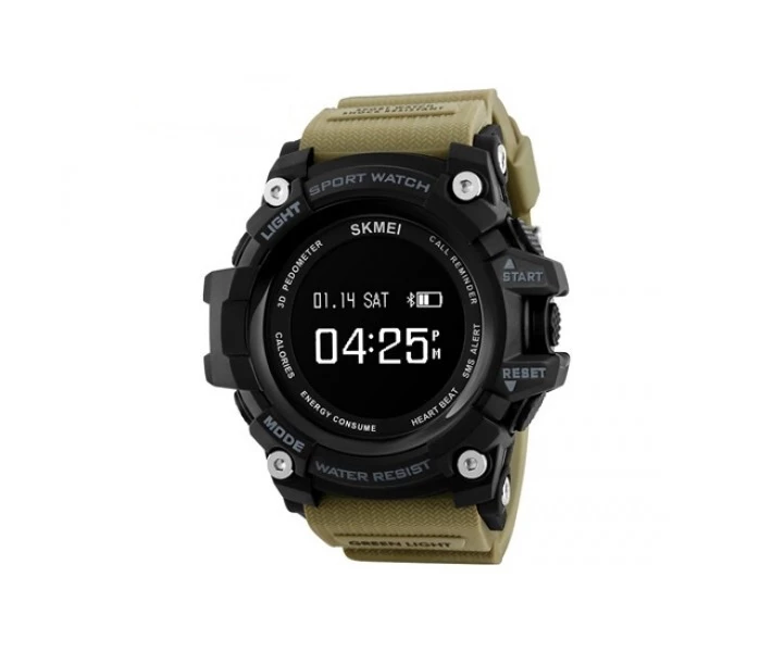 Фото - наручные часы Мужские спортивные часы Skmei 1188 Power Smart+ с пульсометром Зеленые (1188164)