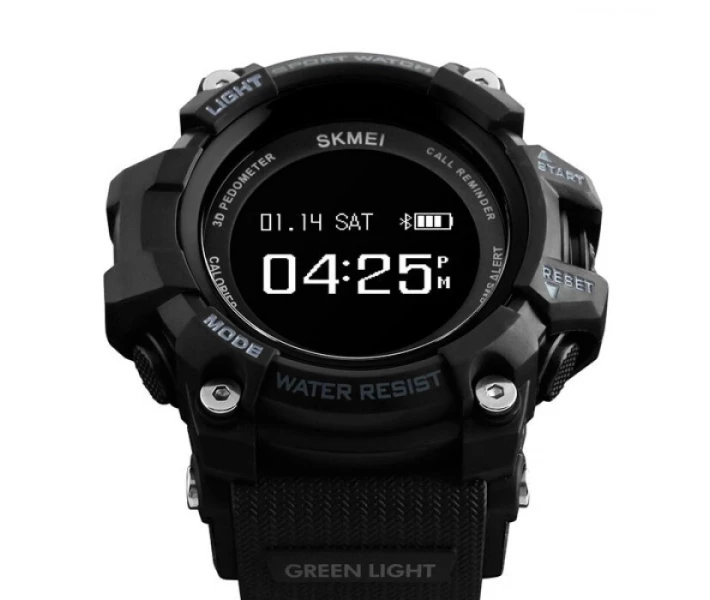 Фото - наручные часы Мужские спортивные часы Skmei 1188 Power Smart+ с пульсометром Зеленые (1188164)