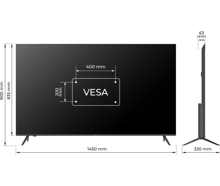 Фото - телевизор Телевизор Kivi 65U760QB