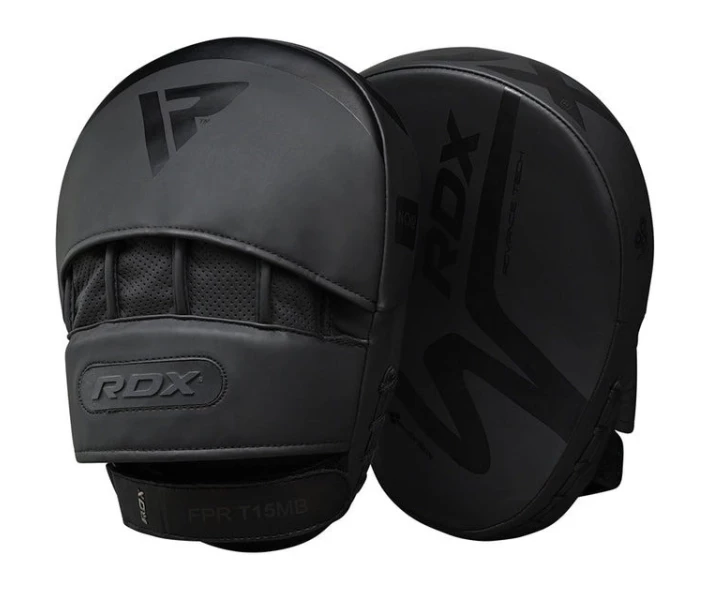 Фото - лапу и макивару для единоборств Лапы боксерские RDX T15 Noir Matte Black