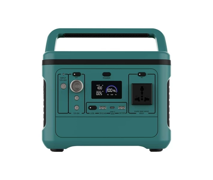 Фото - зарядную станцию Портативная зарядная станция Power Bank 568Wh 500W LiFePO4 VT-606 V-TAC 11442